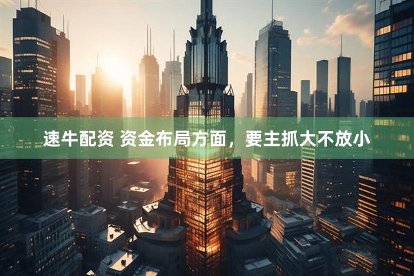 速牛配资 资金布局方面，要主抓大不放小