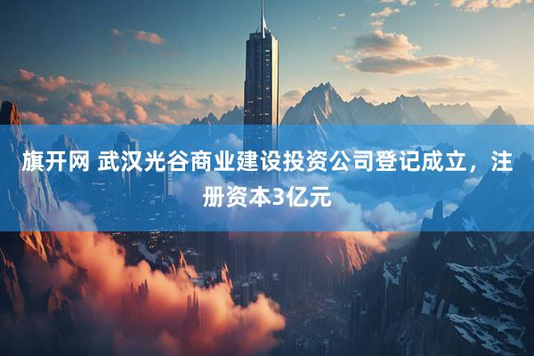 旗开网 武汉光谷商业建设投资公司登记成立，注册资本3亿元