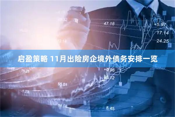 启盈策略 11月出险房企境外债务安排一览